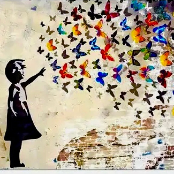 “Art should calm the disturbed & disturb the comfortable” ..Banksy - Picture 1 of 1